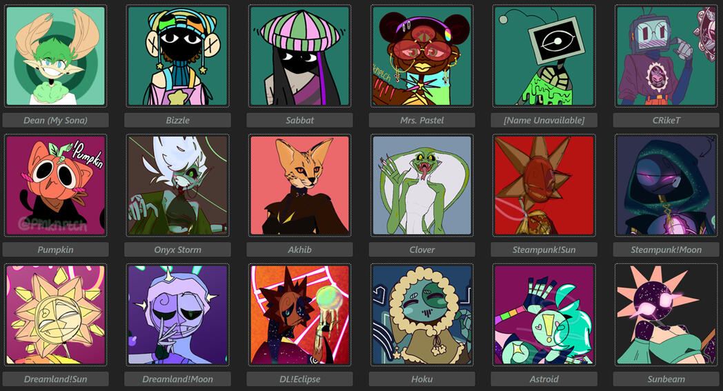 My various OCs